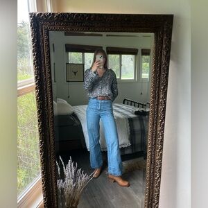 Gauzy Patterned Blouse